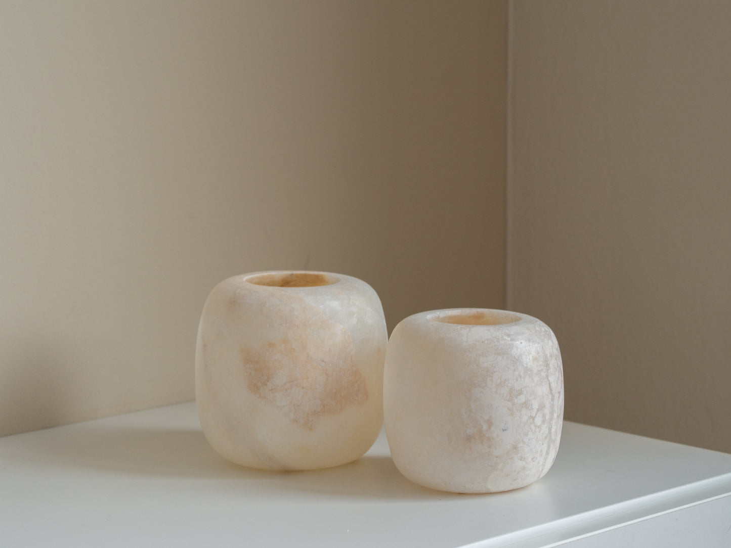 Set Alabasters | Waxinelichthouders