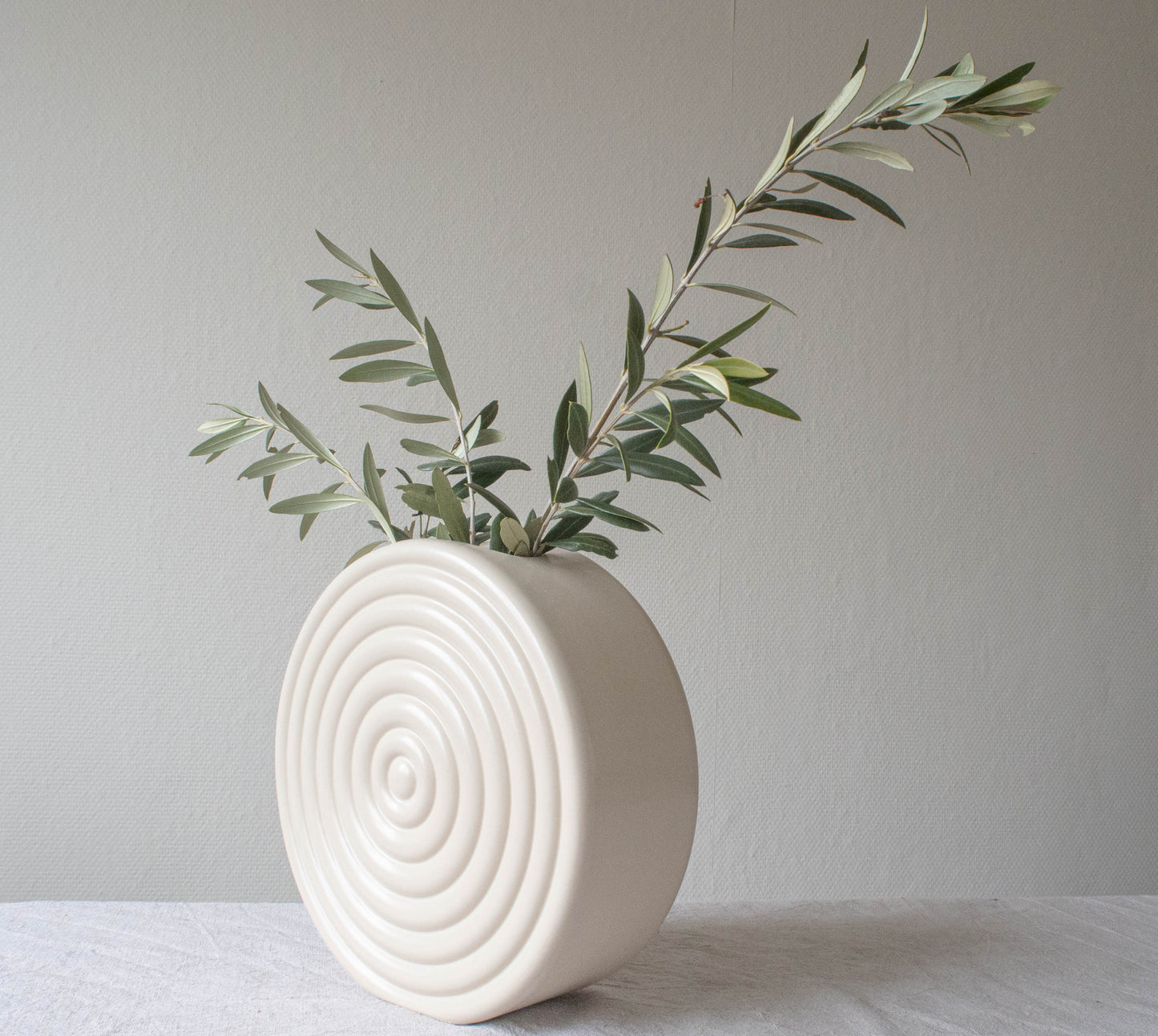Vaas | Rond | Beige