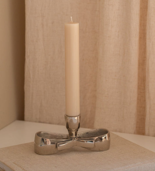 Kandelaar | Strik | Zilver