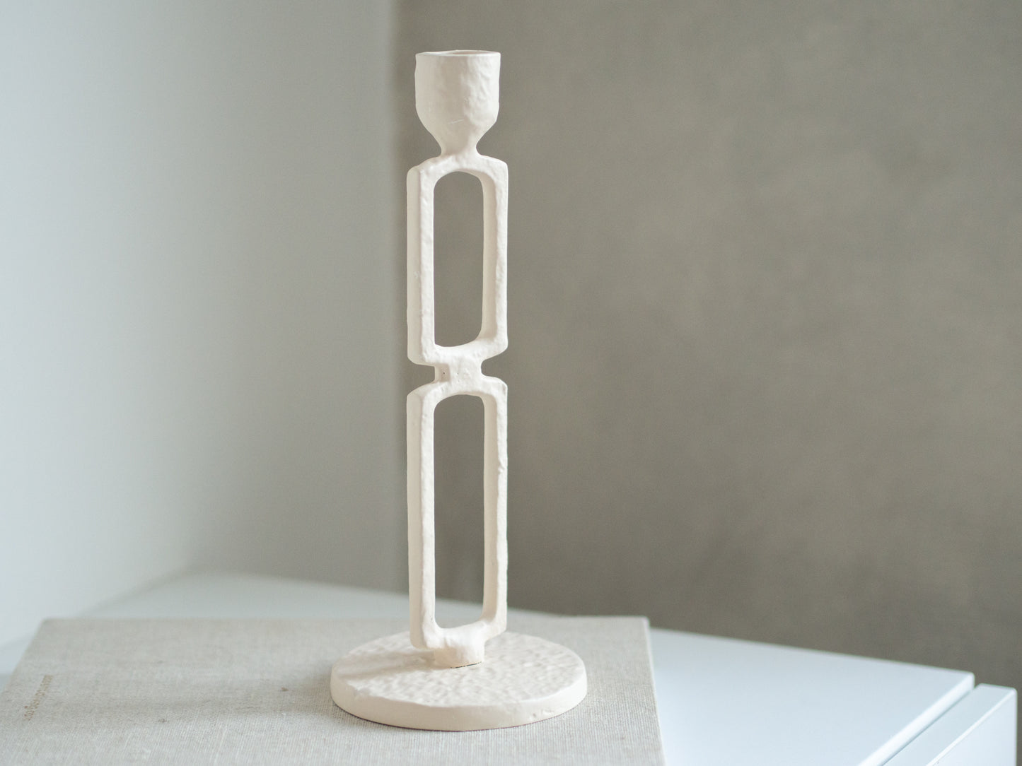 Kandelaar | Organisch | Creme