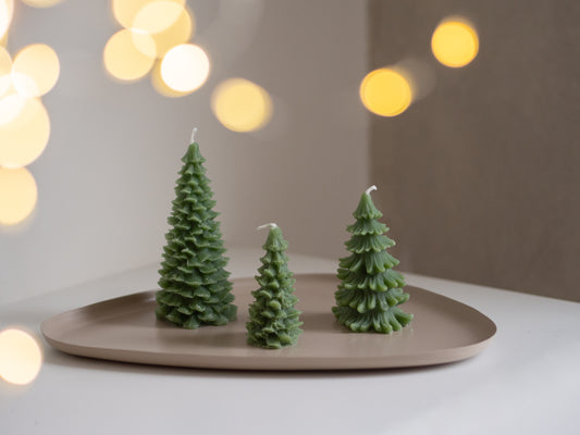 Kaars | Kerstboom | Groen