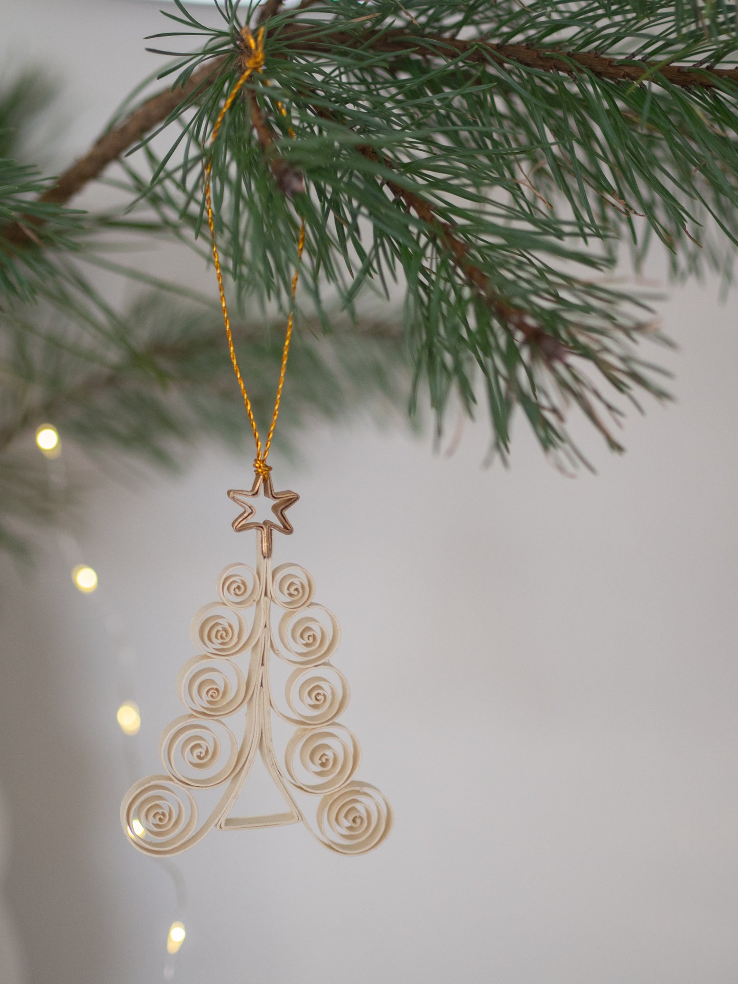 3 Hangers | Kerstboom | Naturel