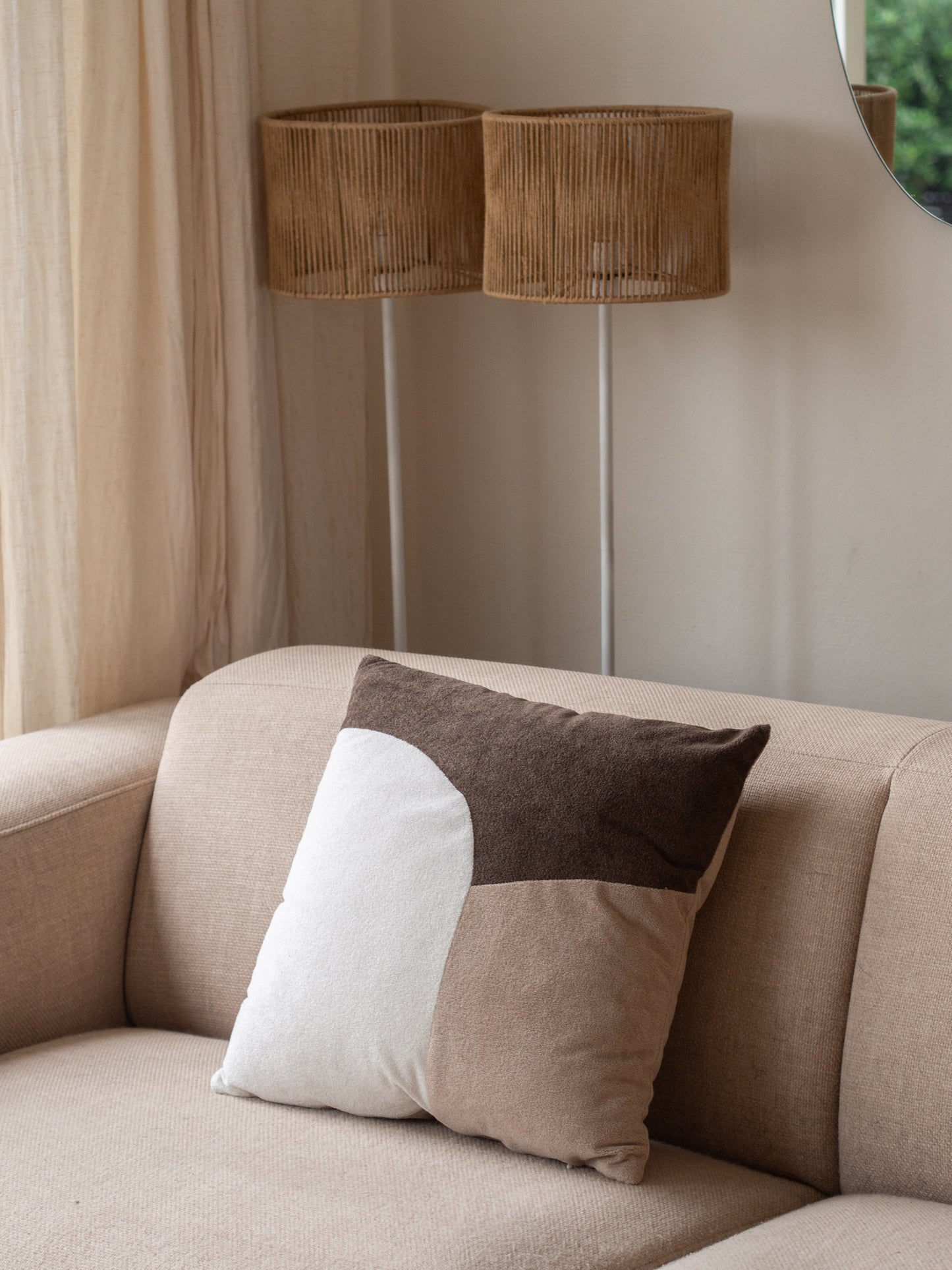 Kussen | Vierkant | Bruin