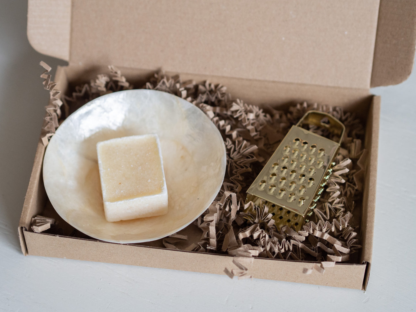 Brievenbuscadeau | schaaltje + geurblokje