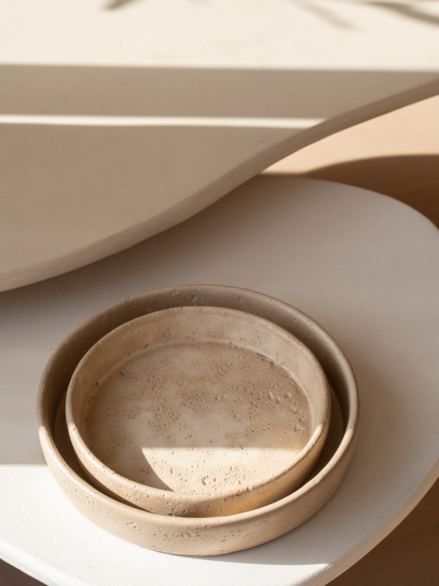 Dienblad | Aardewerk | Rond
