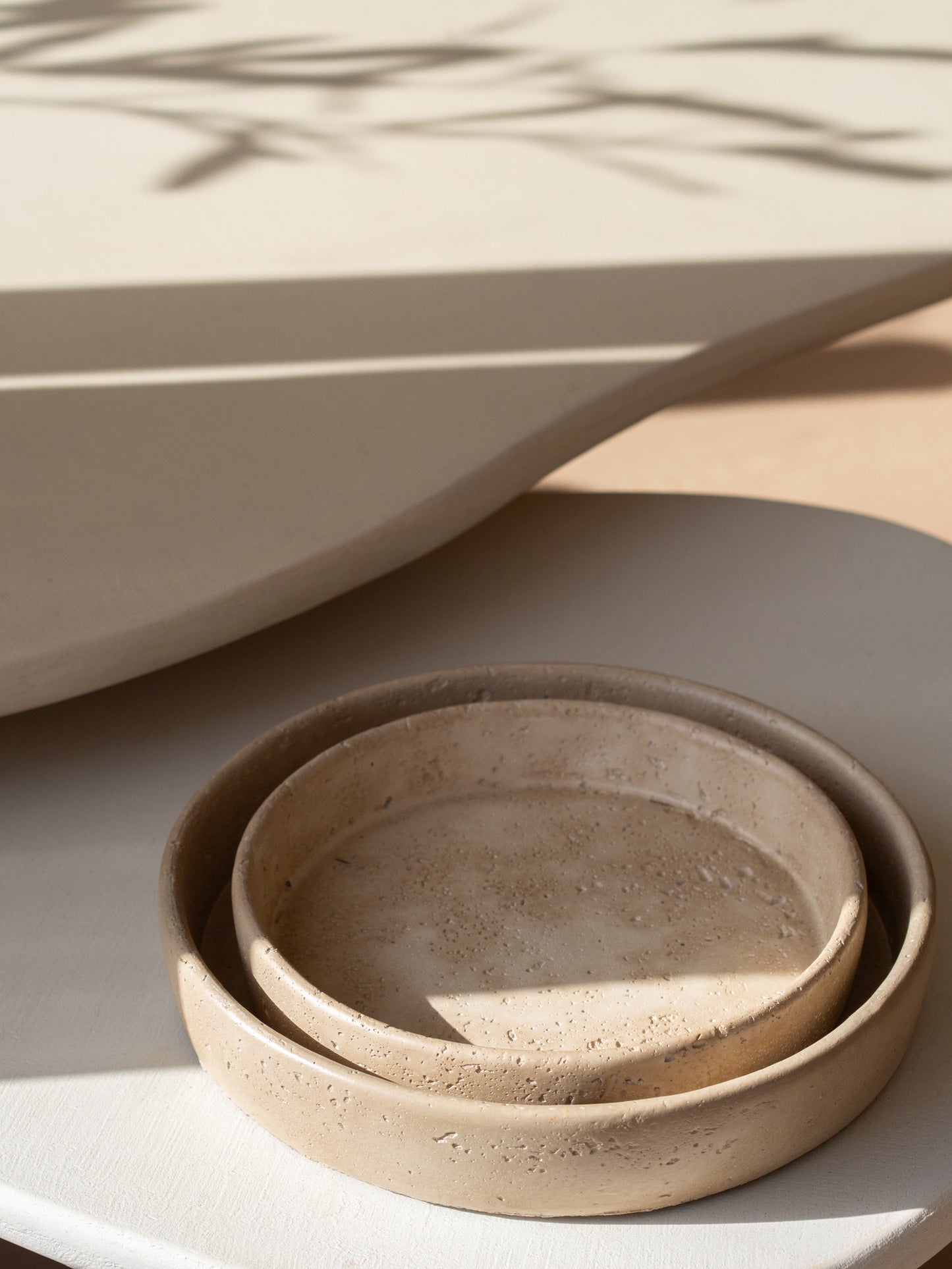 Dienblad | Aardewerk | Rond