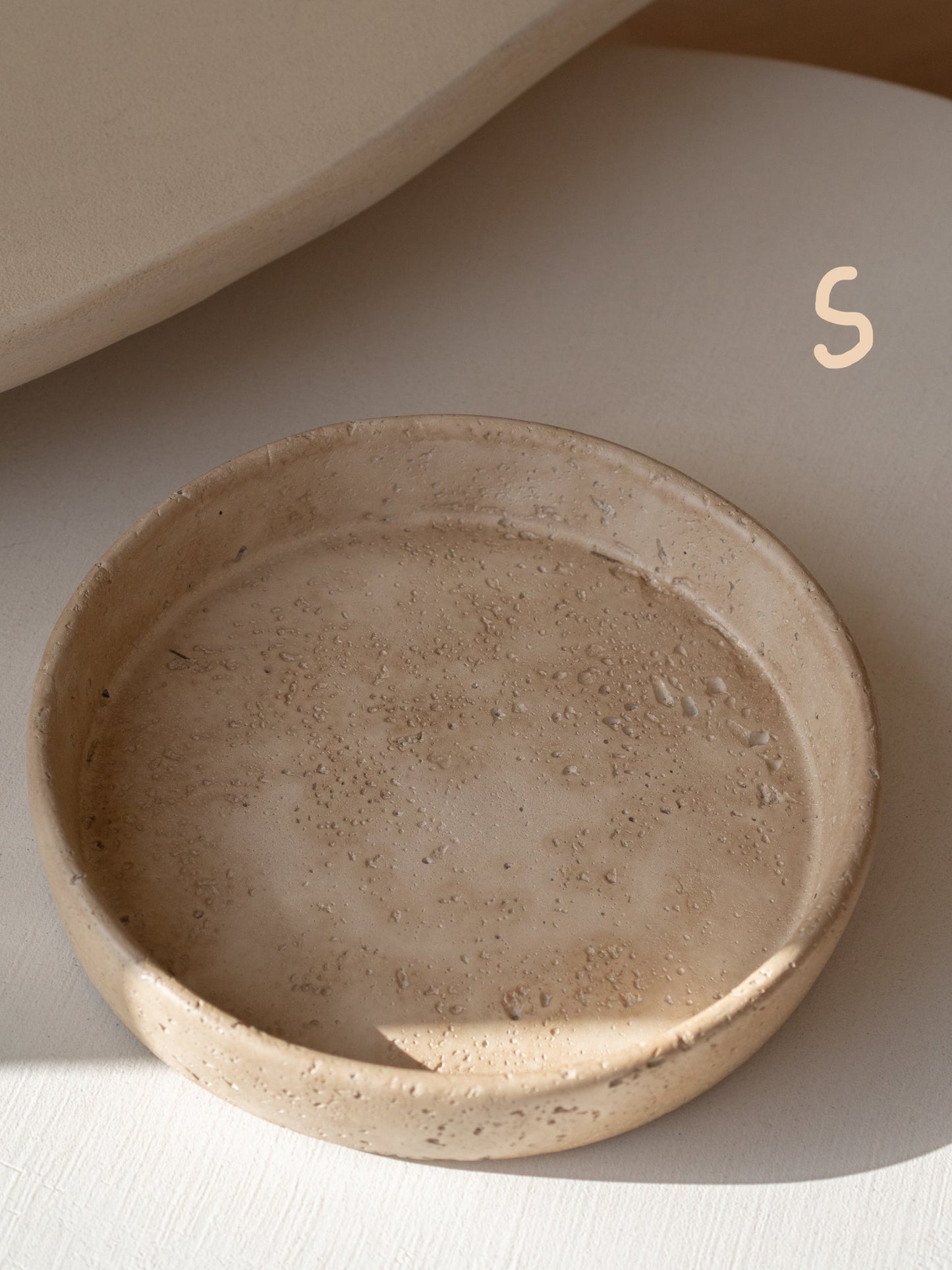 Dienblad | Aardewerk | Rond