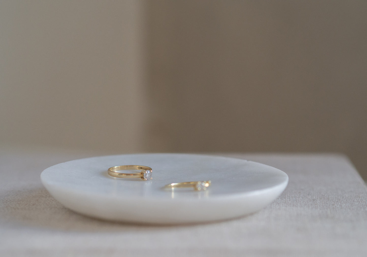 Schaaltje | Marmer | Rond