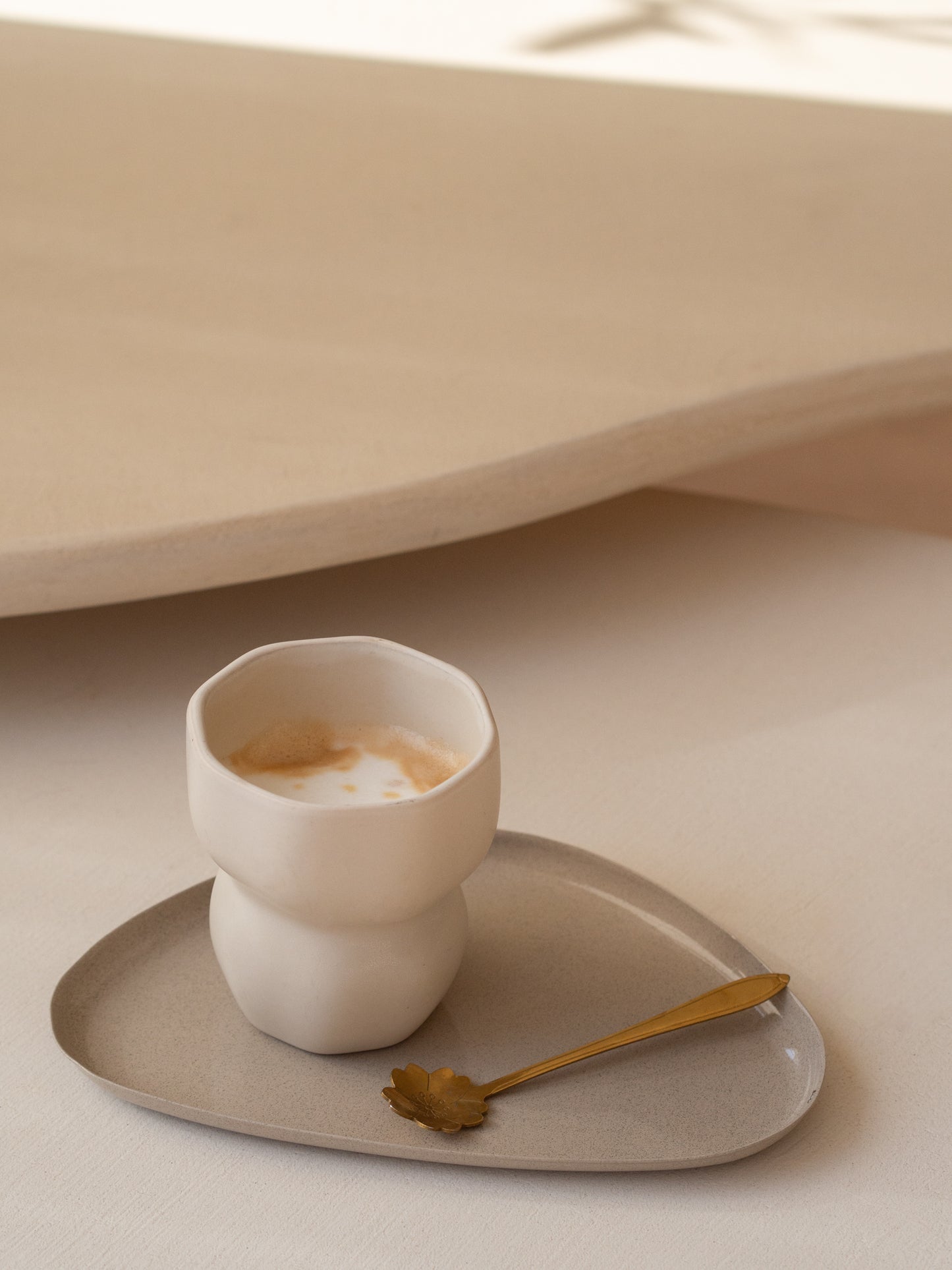 Serveerplank | Organisch | Zand Marble