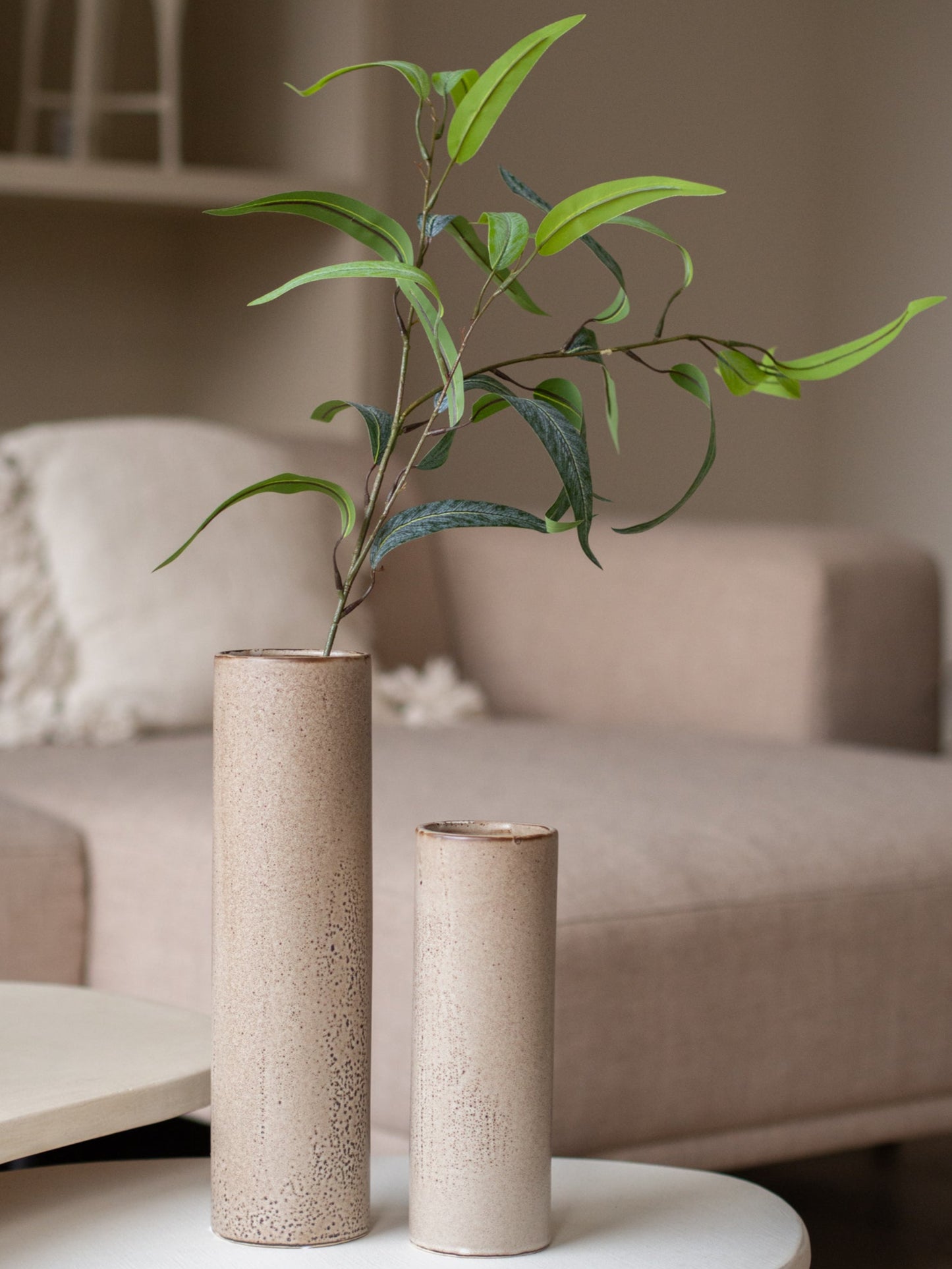 Set vazen | Cilinder | Bruin