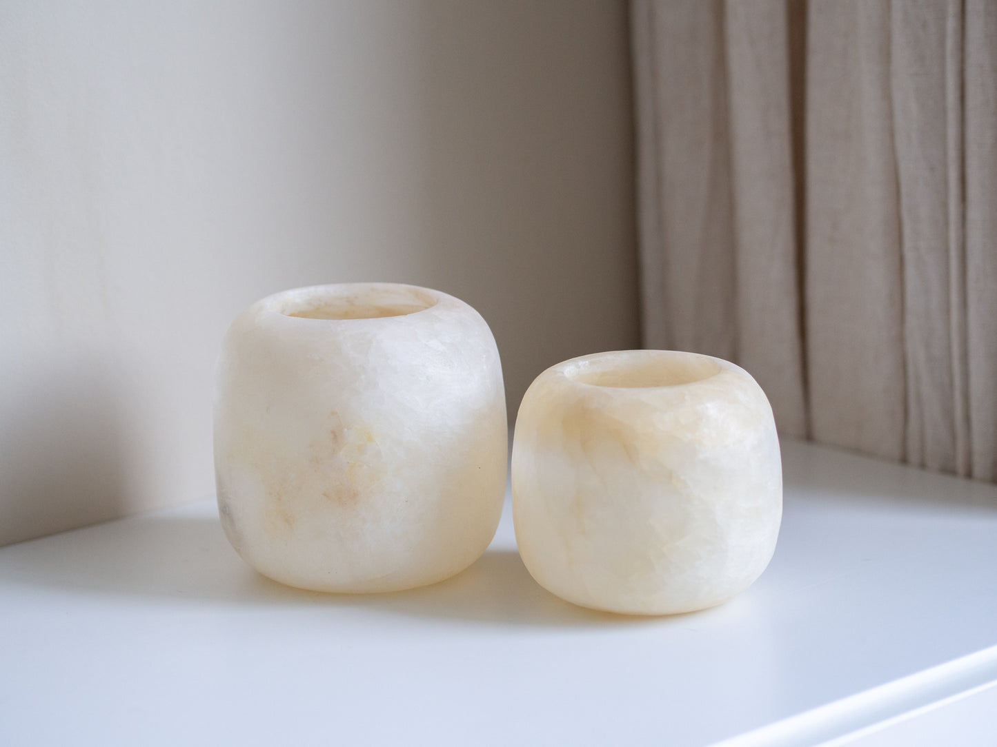 Alabasters | Waxinelichthouders