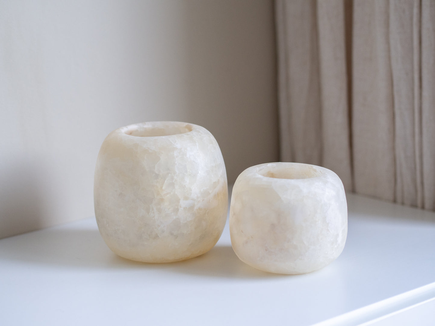 Alabasters | Waxinelichthouders
