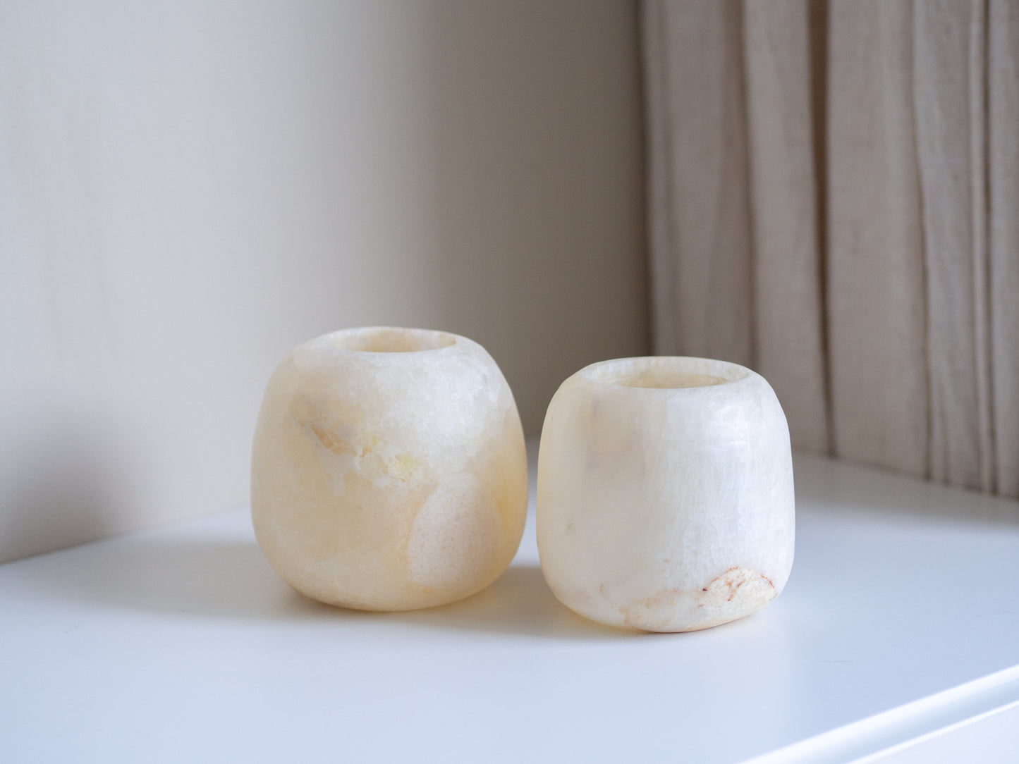 Alabasters | Waxinelichthouders