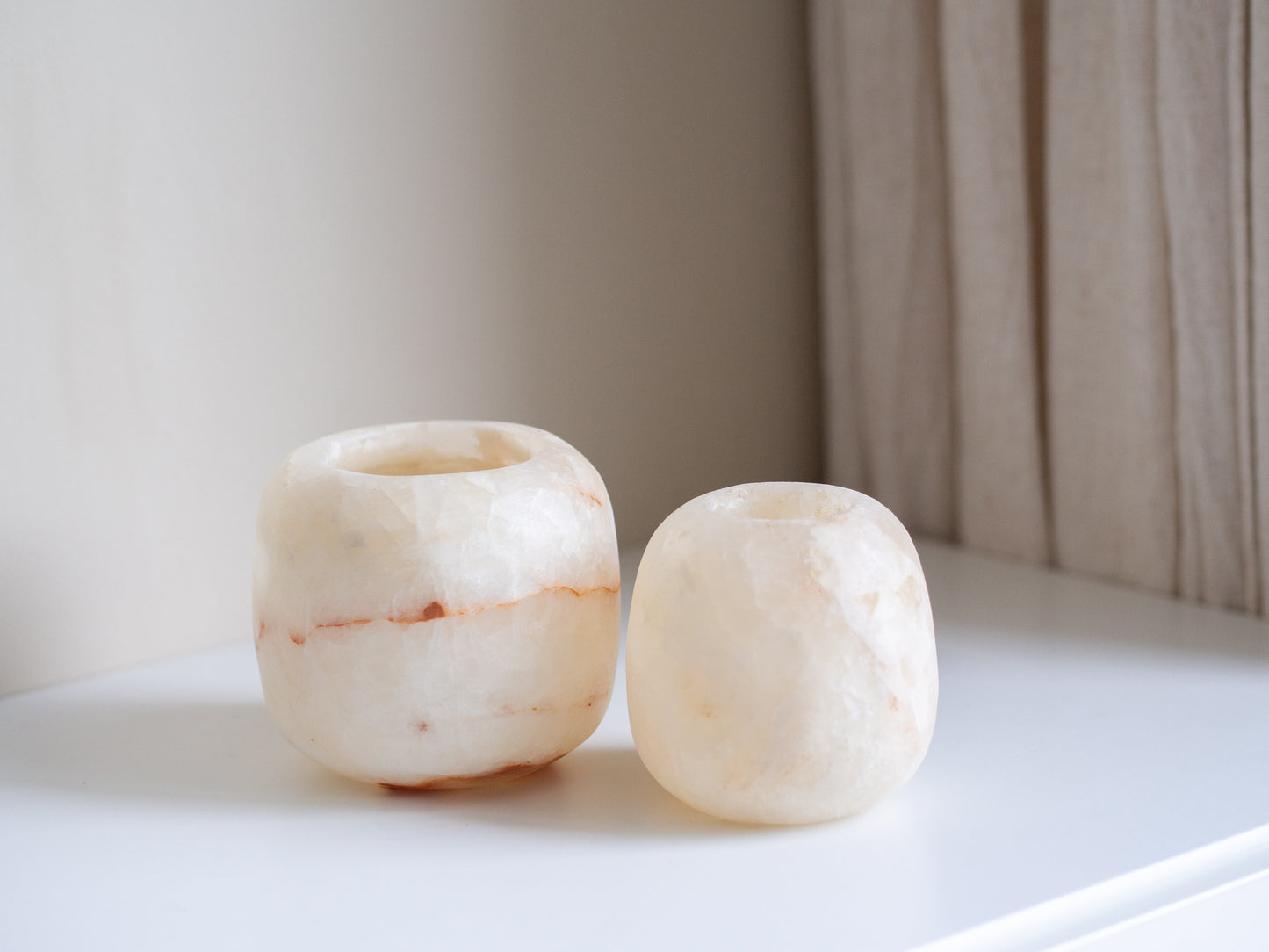 Alabasters | Waxinelichthouders