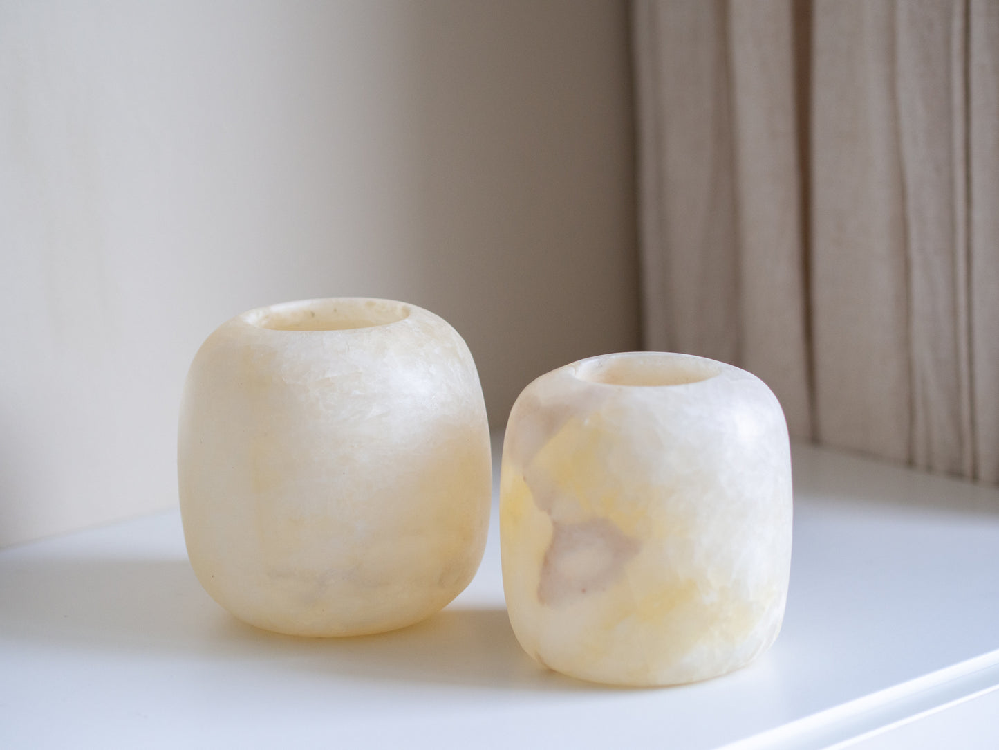 Alabasters | Waxinelichthouders