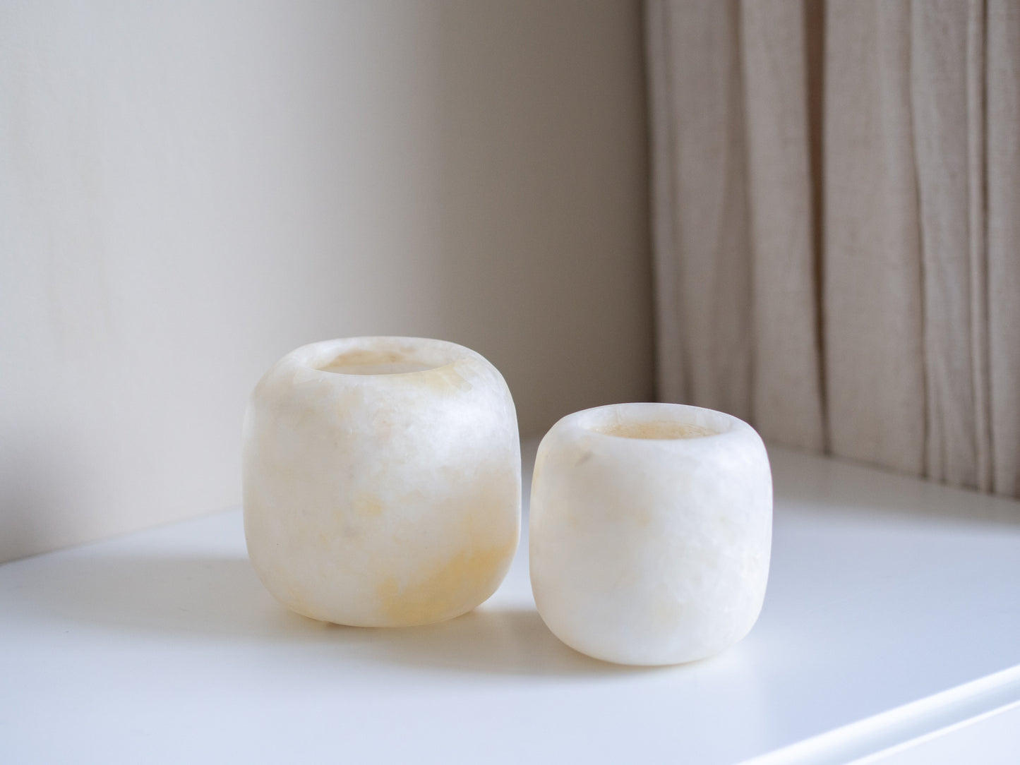 Alabasters | Waxinelichthouders