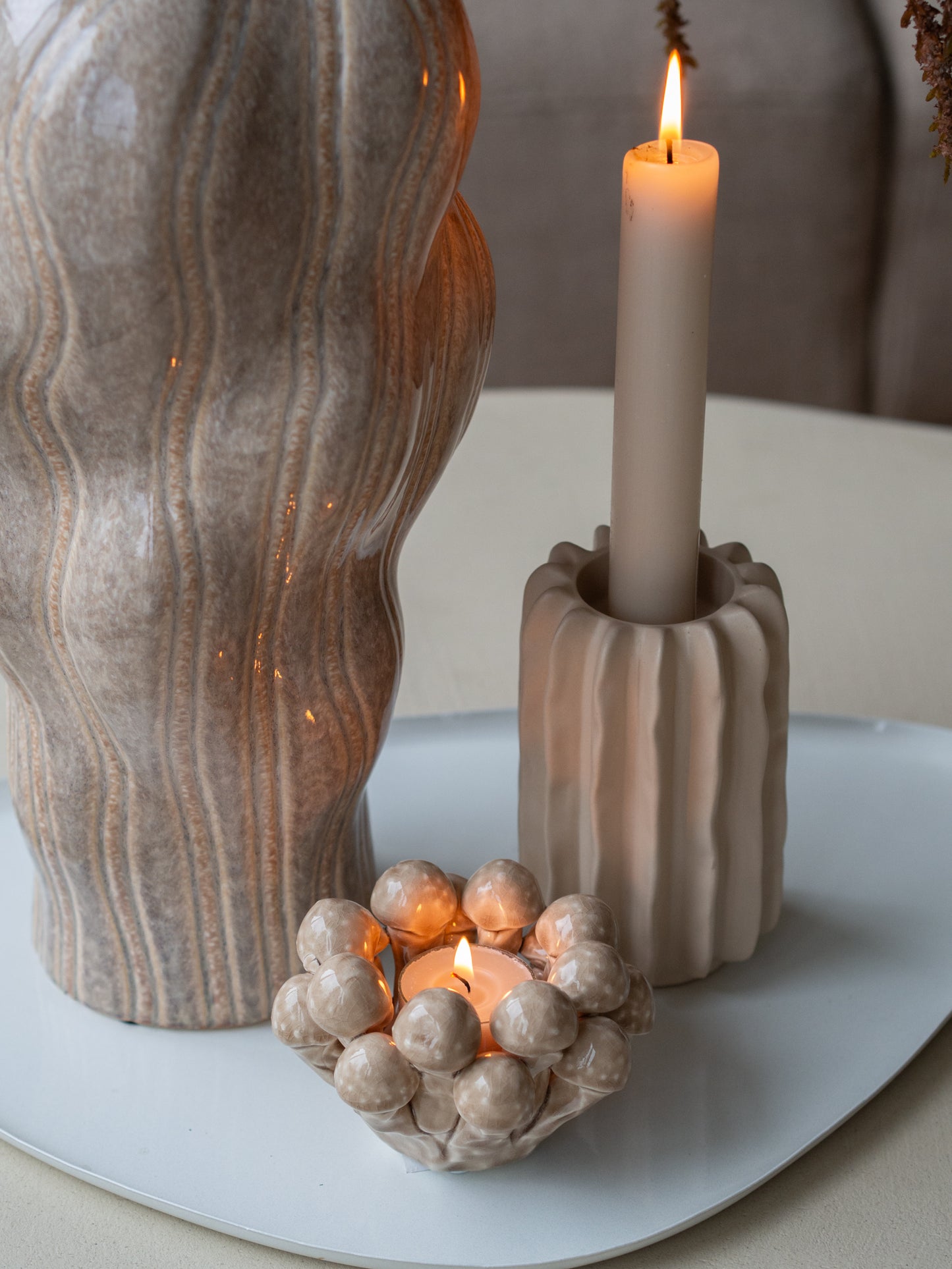 Waxinelichthouders | Paddenstoel