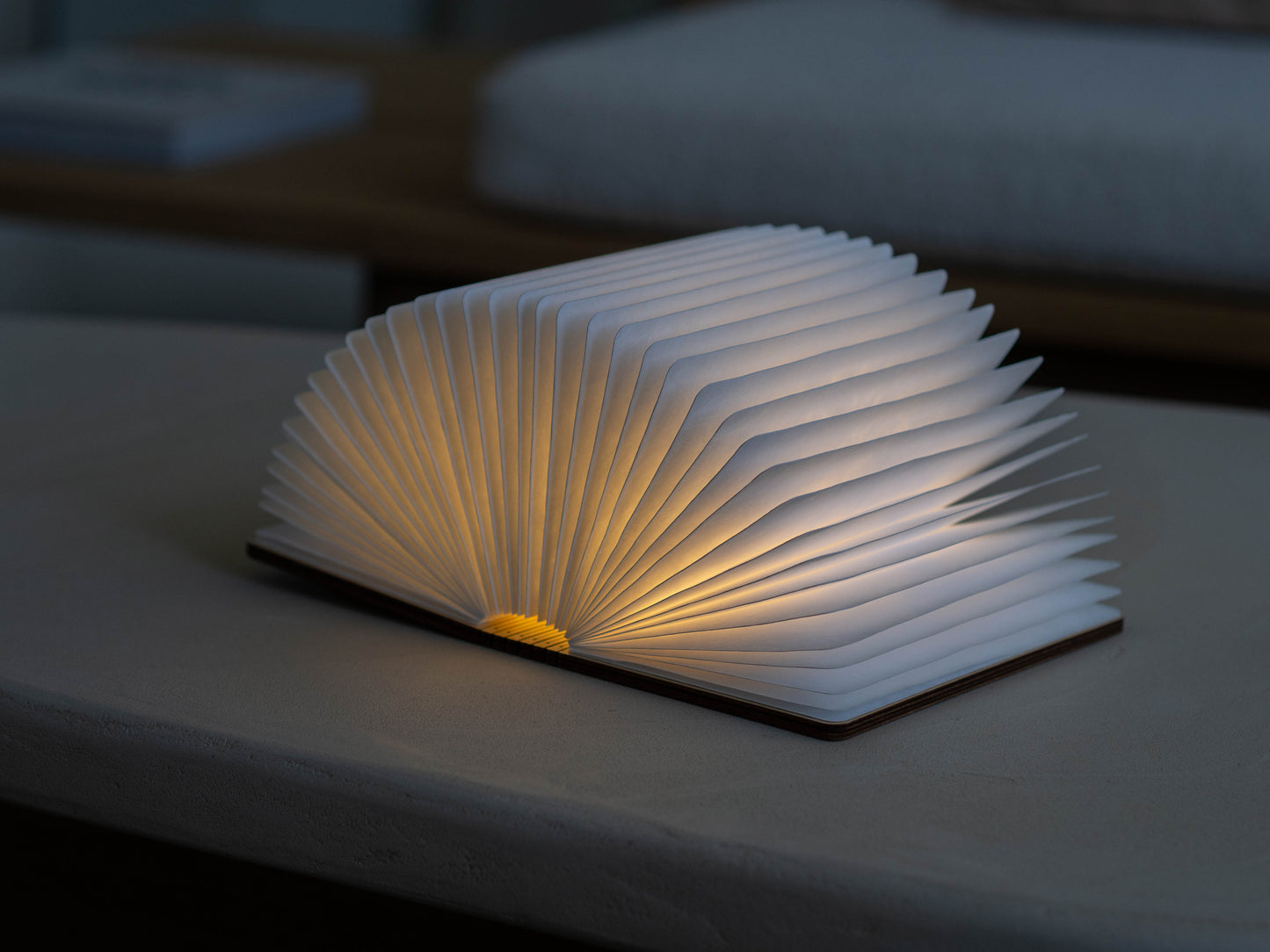 Boek Lamp | Walnoot | M