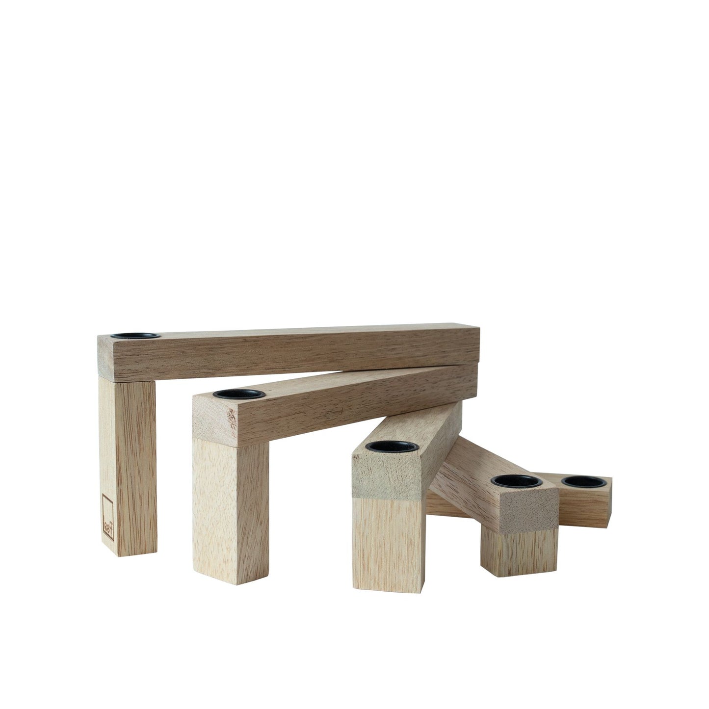 Kandelaar | Hout | Naturel