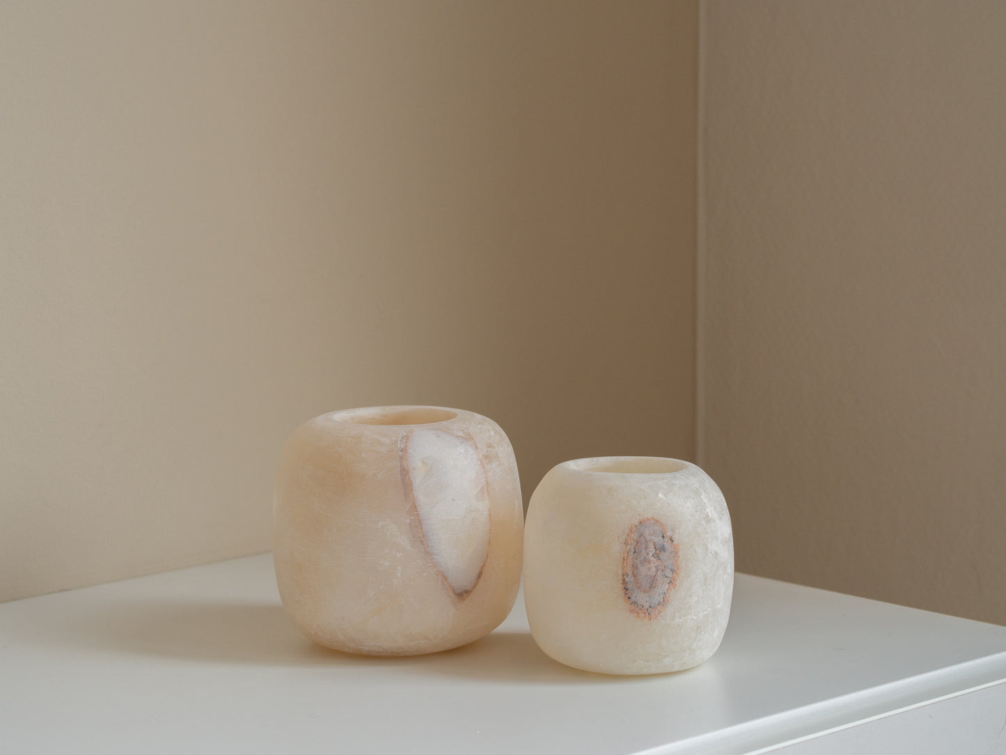 Set Alabasters | Waxinelichthouders