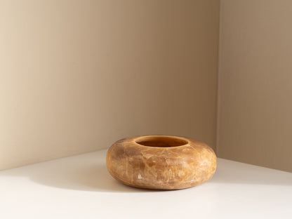 Losse alabaster | Waxinelichthouder