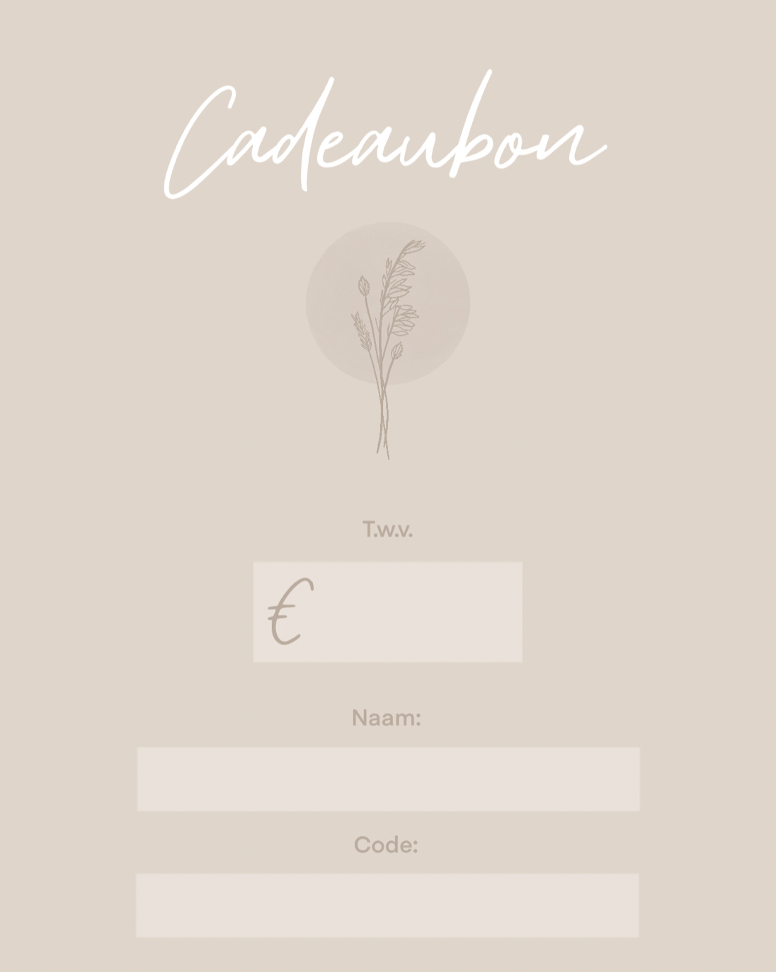 Cadeaubon Faas Essentials