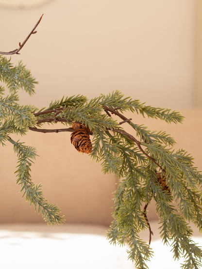 Zijden tak | Den Cryptomeria | 95 cm