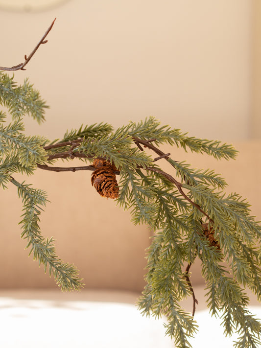 Zijden tak | Den Cryptomeria | 95 cm