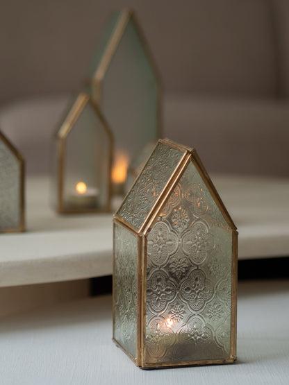 Huisjes | Glas | Goud