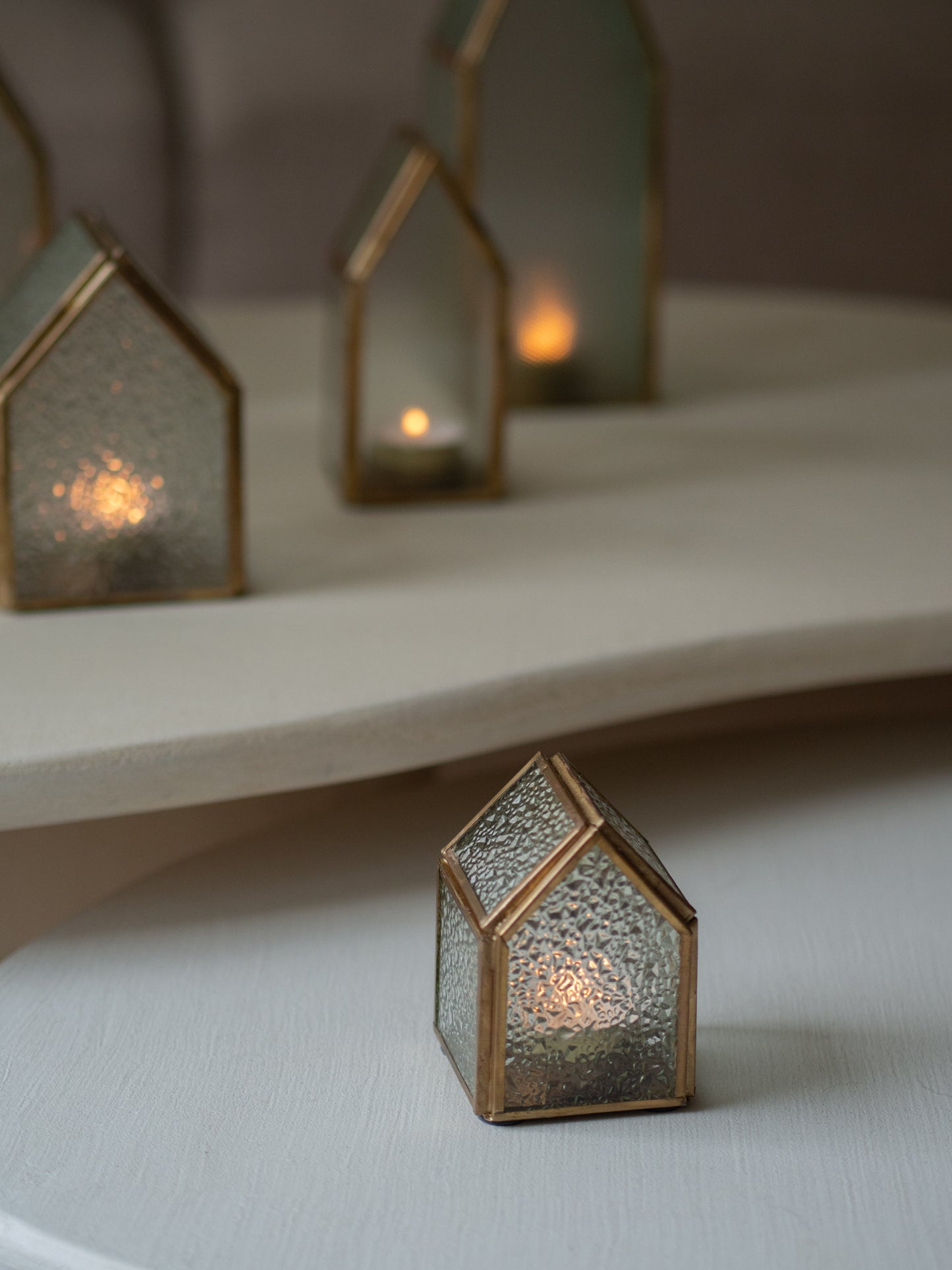 Huisjes | Glas | Goud