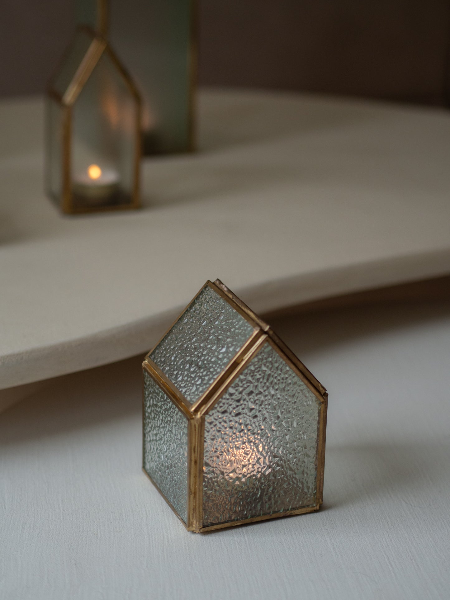 Huisjes | Glas | Goud
