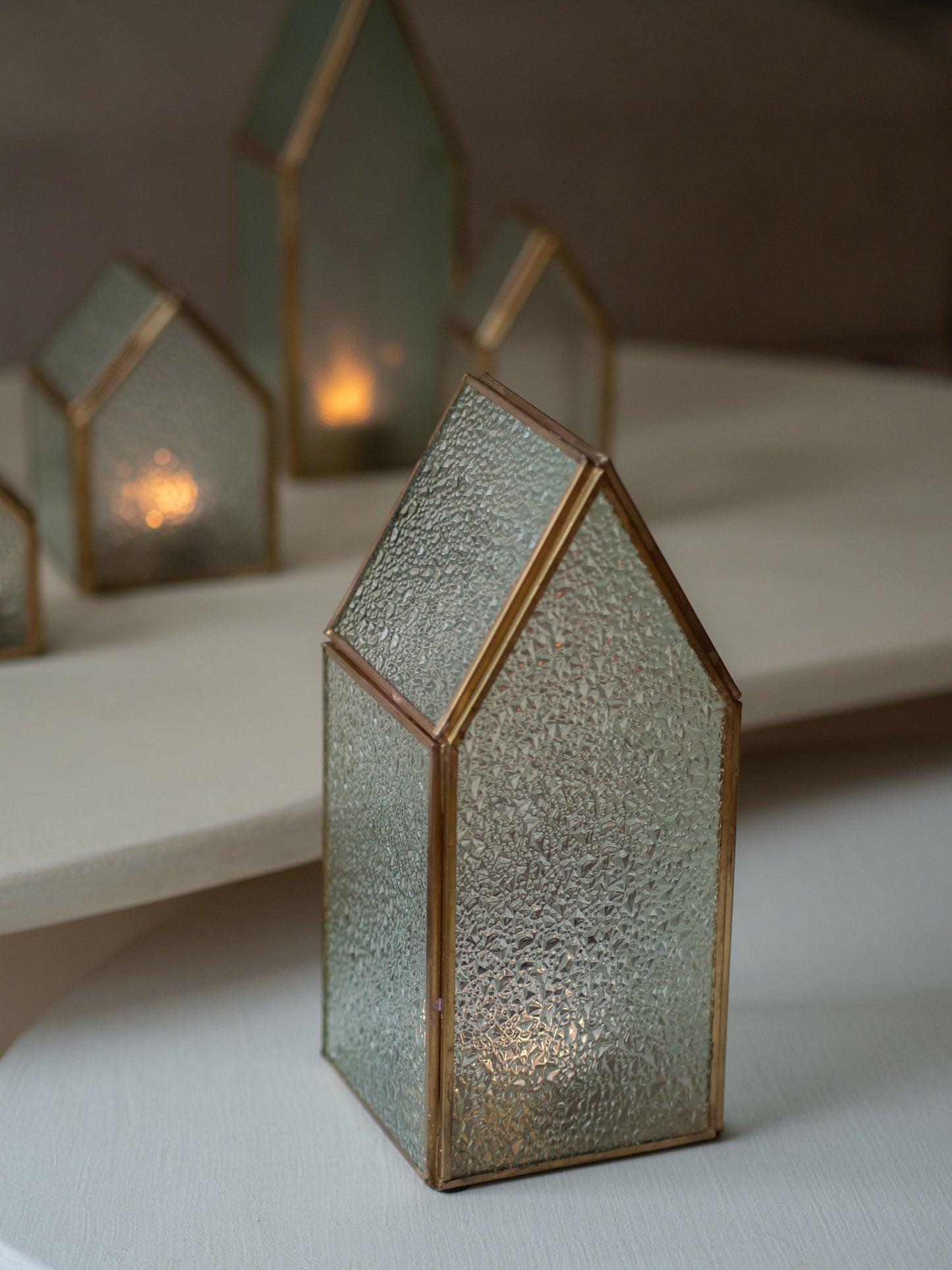 Huisjes | Glas | Goud