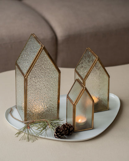 Huisjes | Glas | Goud