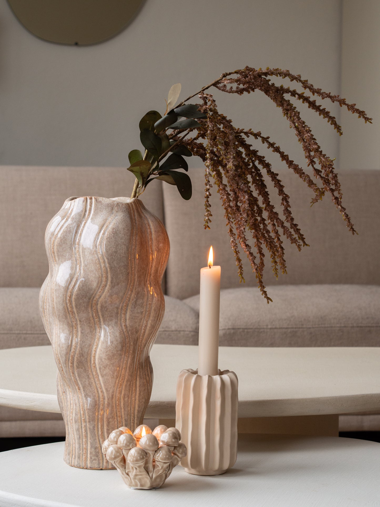 Vaas | Beige | Organisch