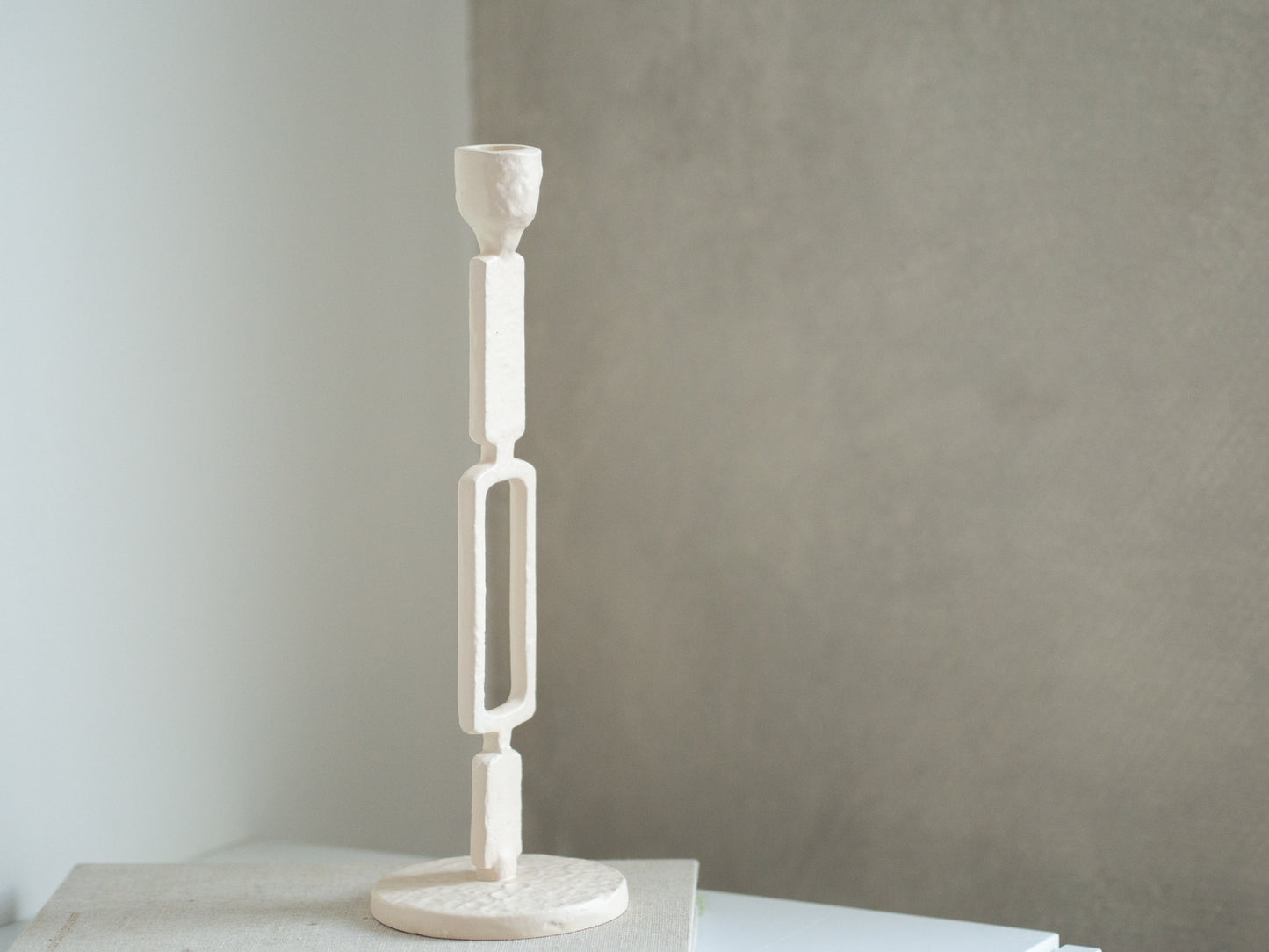 Kandelaar | Organisch | Creme