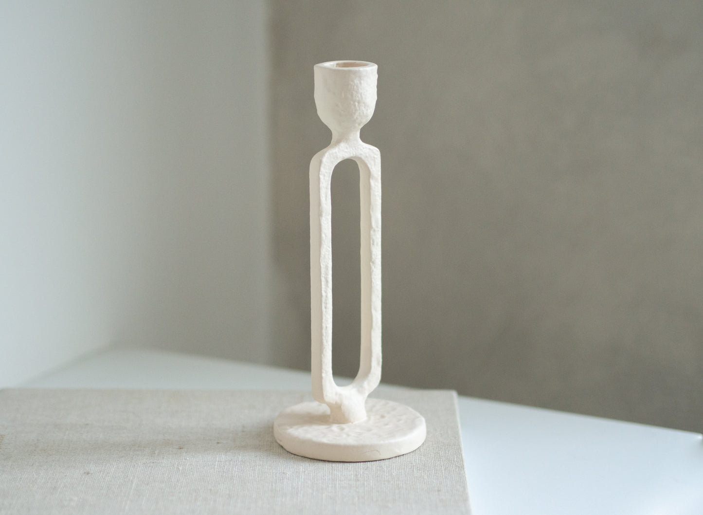 Kandelaar | Organisch | Creme