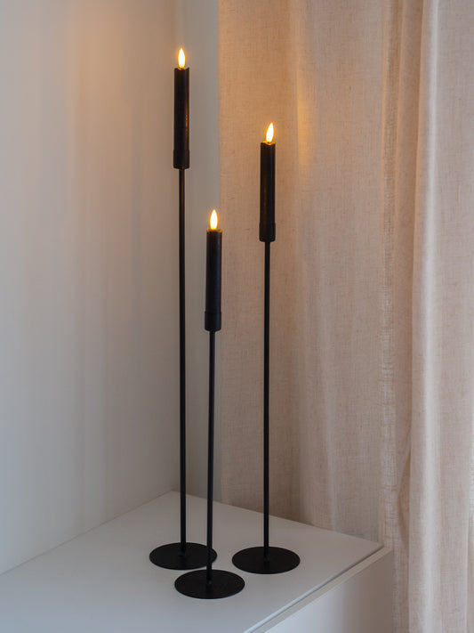 Kandelaar | Metaal | Zwart