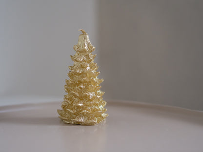 Kaars | Kerstboom | Goud