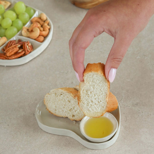 Serveerschaal 13x9cm keramiek