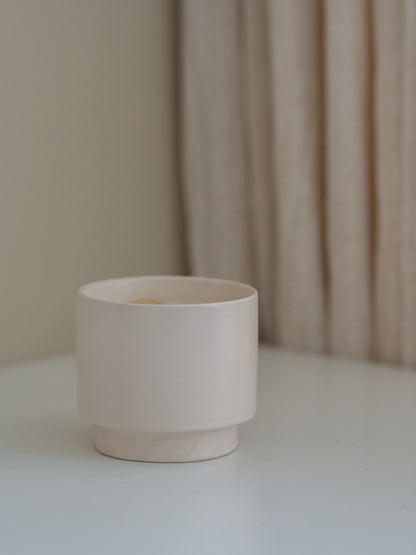 Mok | Beige | Ribbel