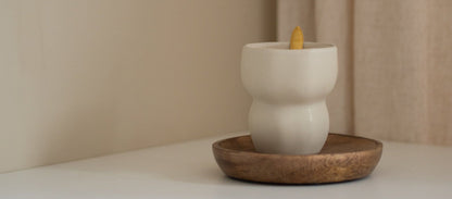 Serveerplank | Hout | Rond