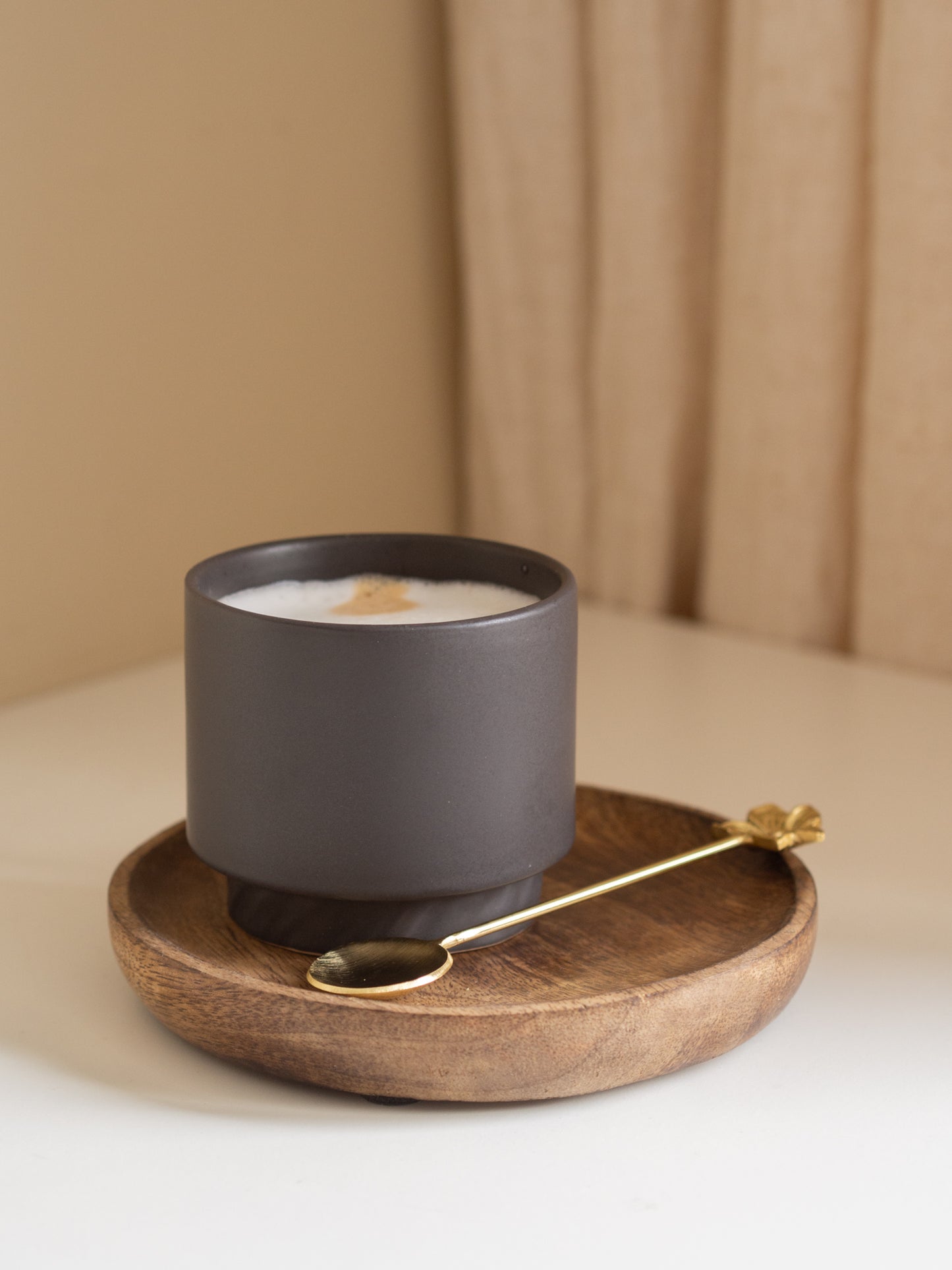 Mok | Antraciet | Ribbel