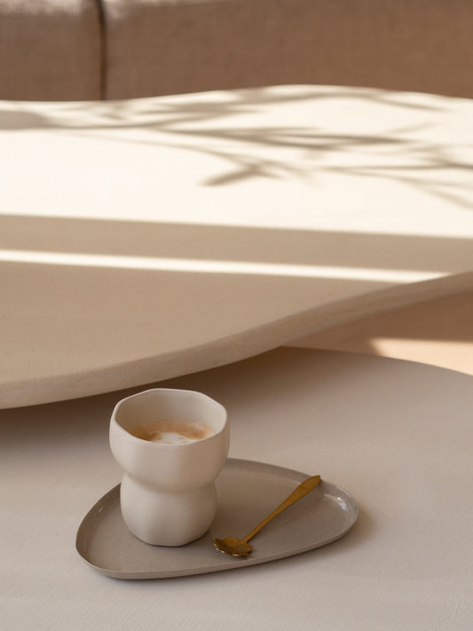Serveerplank | Organisch | Zand Marble