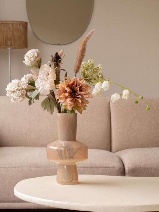 Set | Vaas + zijden bloemen