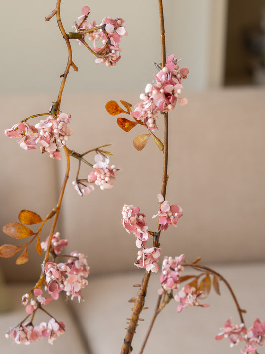 Zijdentak | Besjes | Roze | 110cm