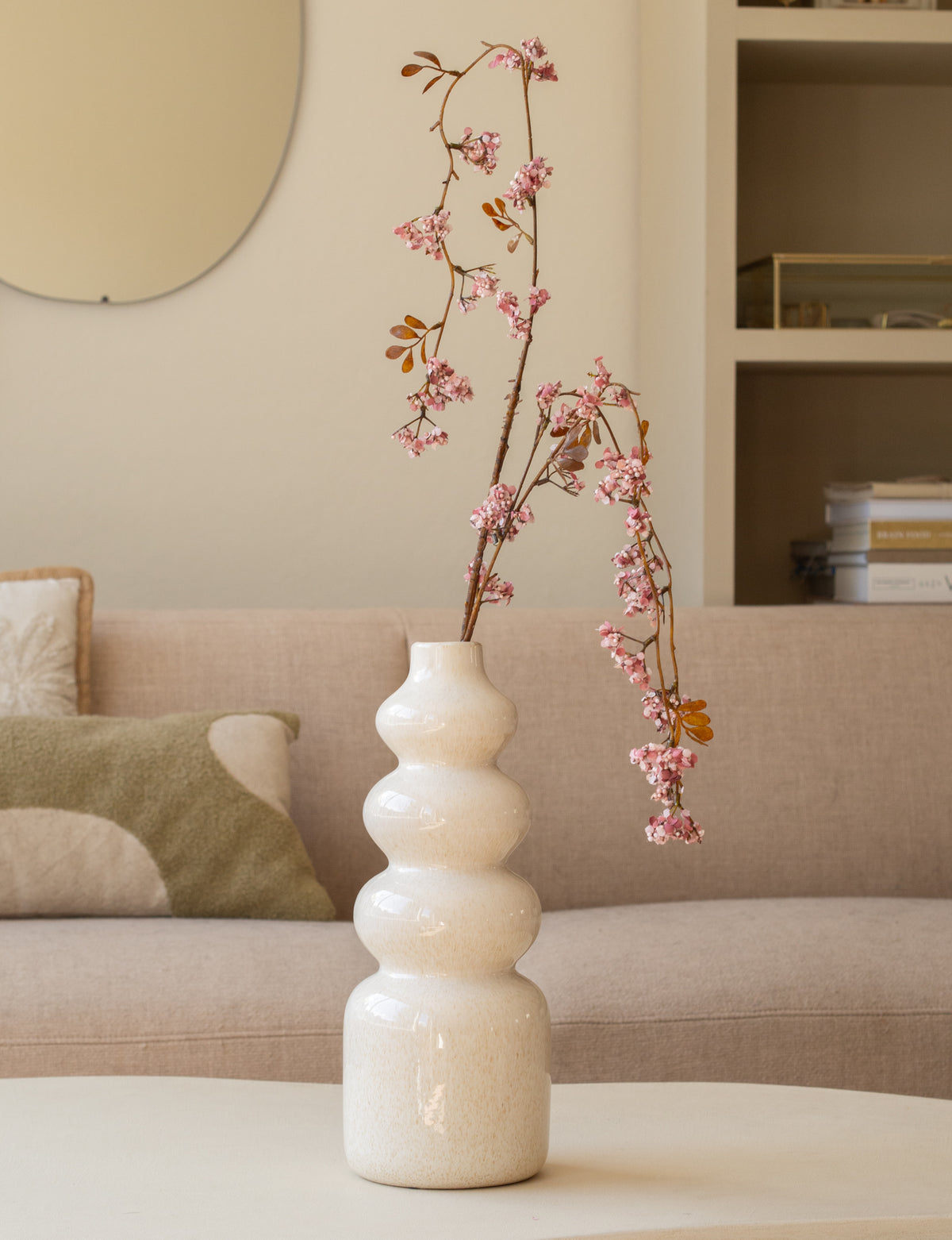 Zijdentak | Besjes | Roze | 110cm
