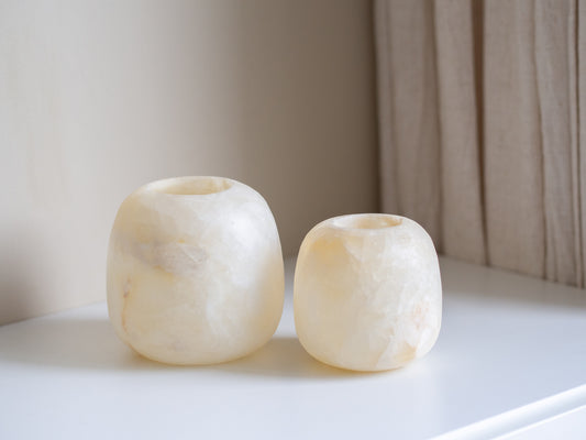 Alabasters | Waxinelichthouders