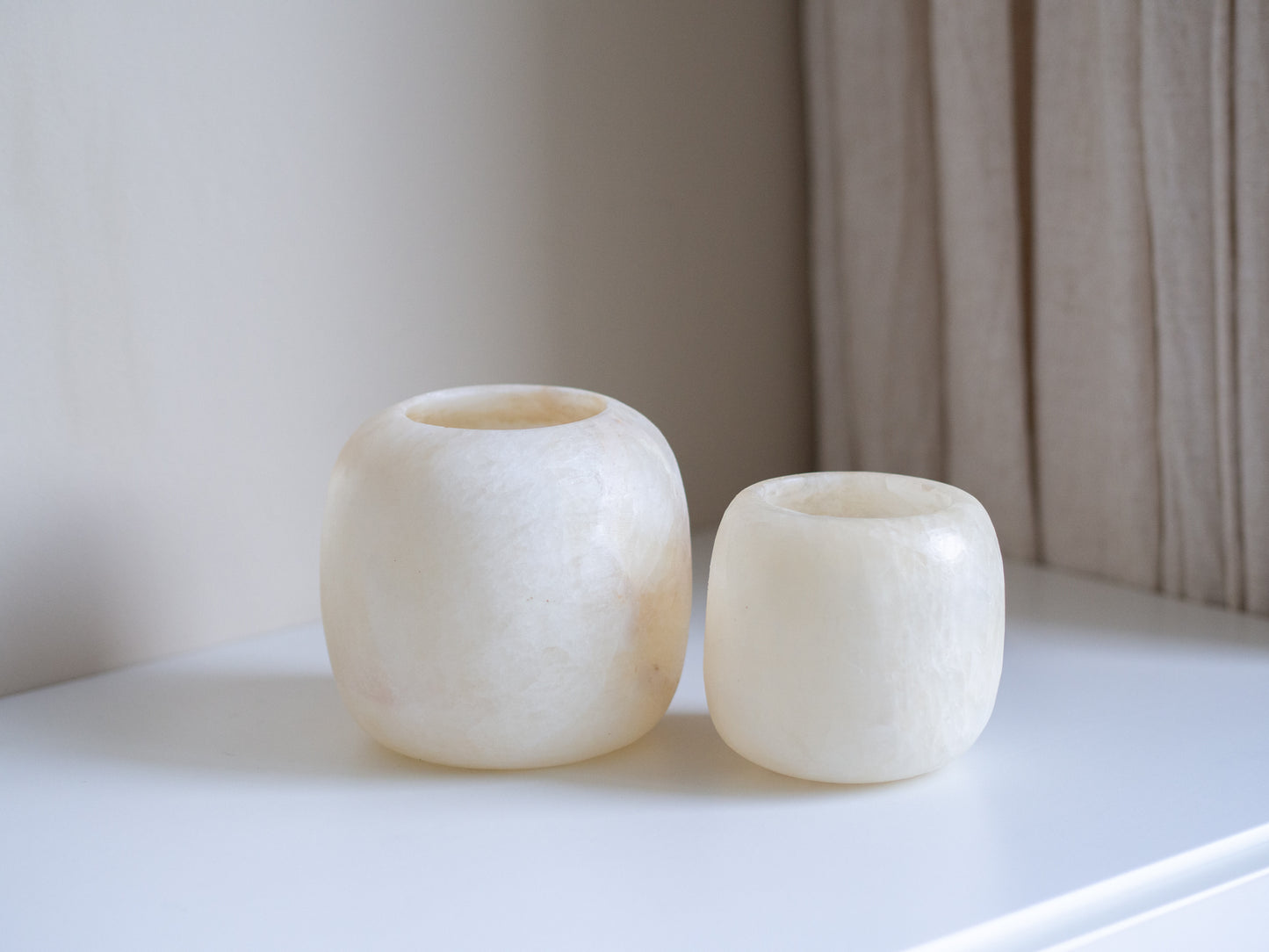 Alabasters | Waxinelichthouders