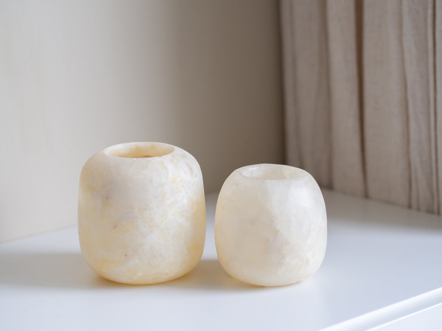 Alabasters | Waxinelichthouders