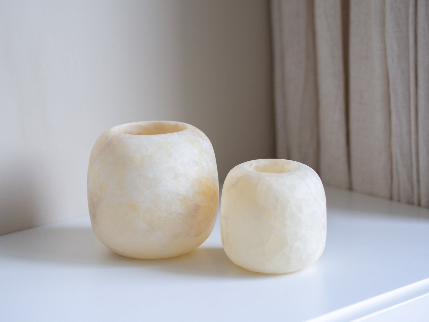 Alabasters | Waxinelichthouders